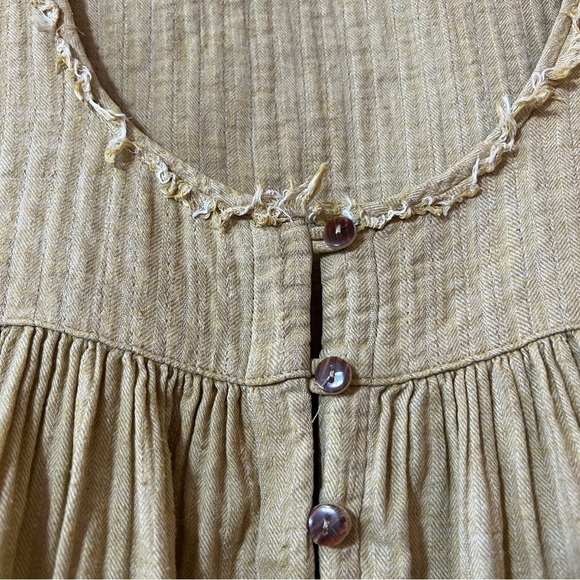 Free People | We The Free Sand Dune Henley Button Popover Tunic Top Size M - Picture 4 of 12